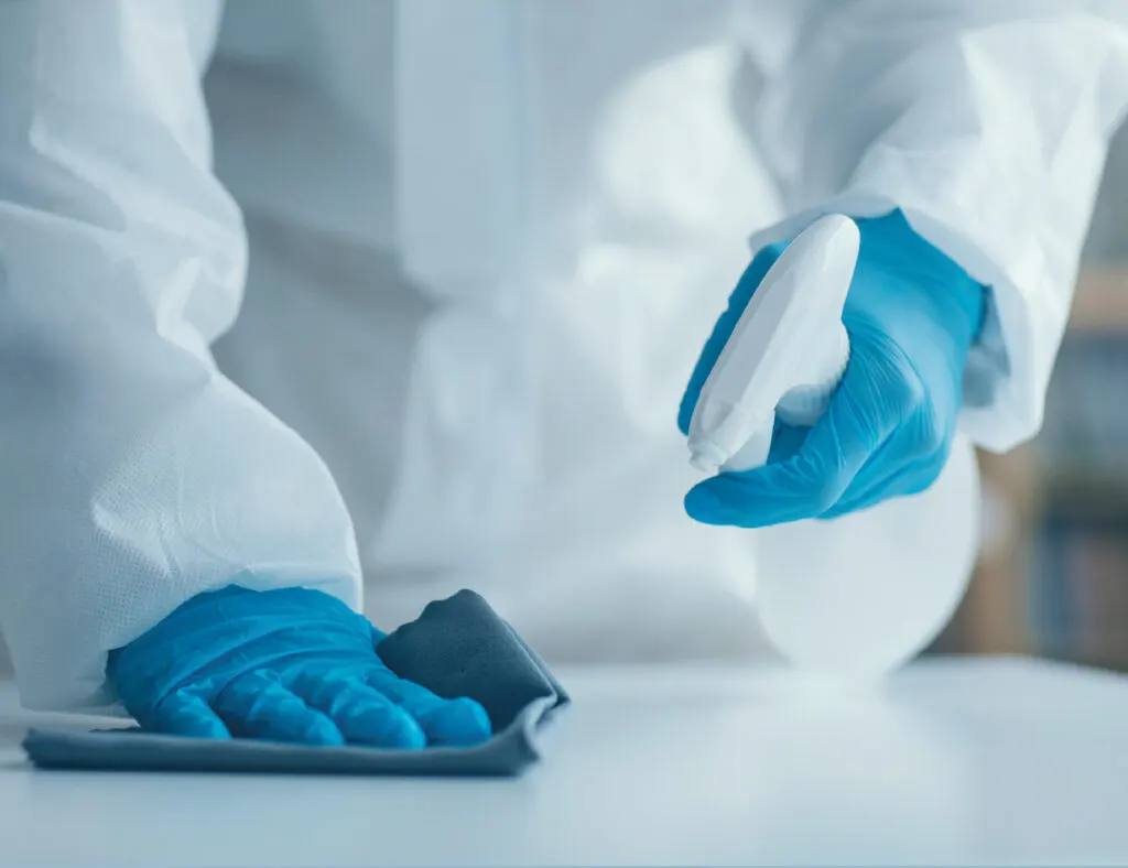 Disinfectant & Sanitization Floor restoration and deep cleaning service in dubai Gumpcare