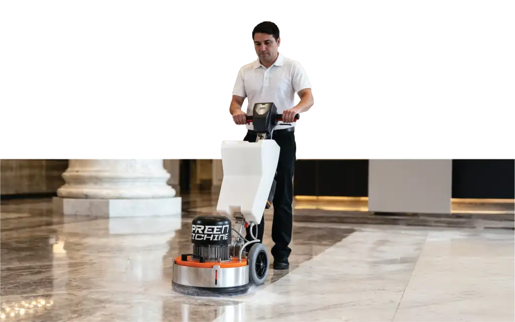 Floor Crystalization best floor polishing dubai Gumpcare